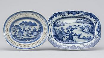 FAT, 2 st, Kina, Qianlong (1736-1795), porslin.