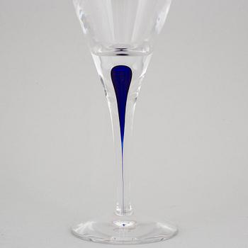 ERIKA LAGERBIELKE, glasservis, 54 delar, "Intermezzo", Orrefors.