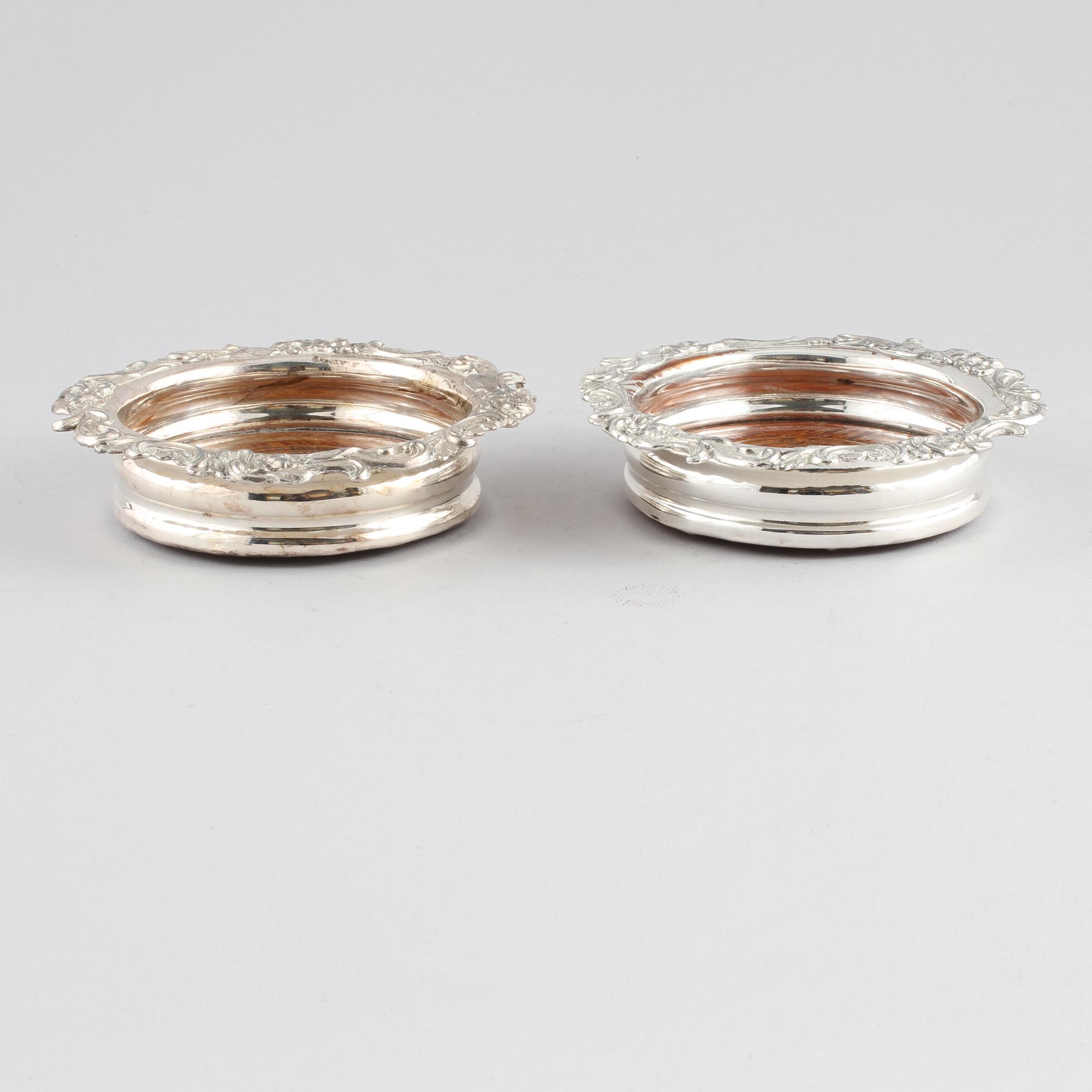 COASTERS, nysilver, 1900-talets första hälft.