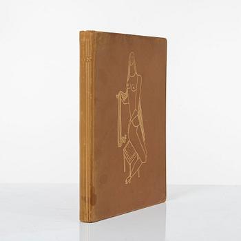 Gösta Adrian-Nilsson, book, "Gösta Adrian-Nilsson" by Nils Lindgren, with original drawing by GAN.