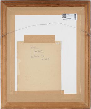 NELL WALDEN, blandteknik på papper, signerad och daterad -71.