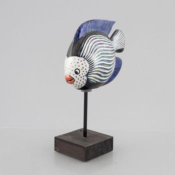 Lisa Larson, figurin, stengods, ur serien "Ocean", K-Studion, Gustavsberg.