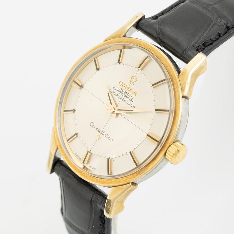 Omega, Constellation, Chronometer, "Pie-Pan", wristwatch, 34 mm.