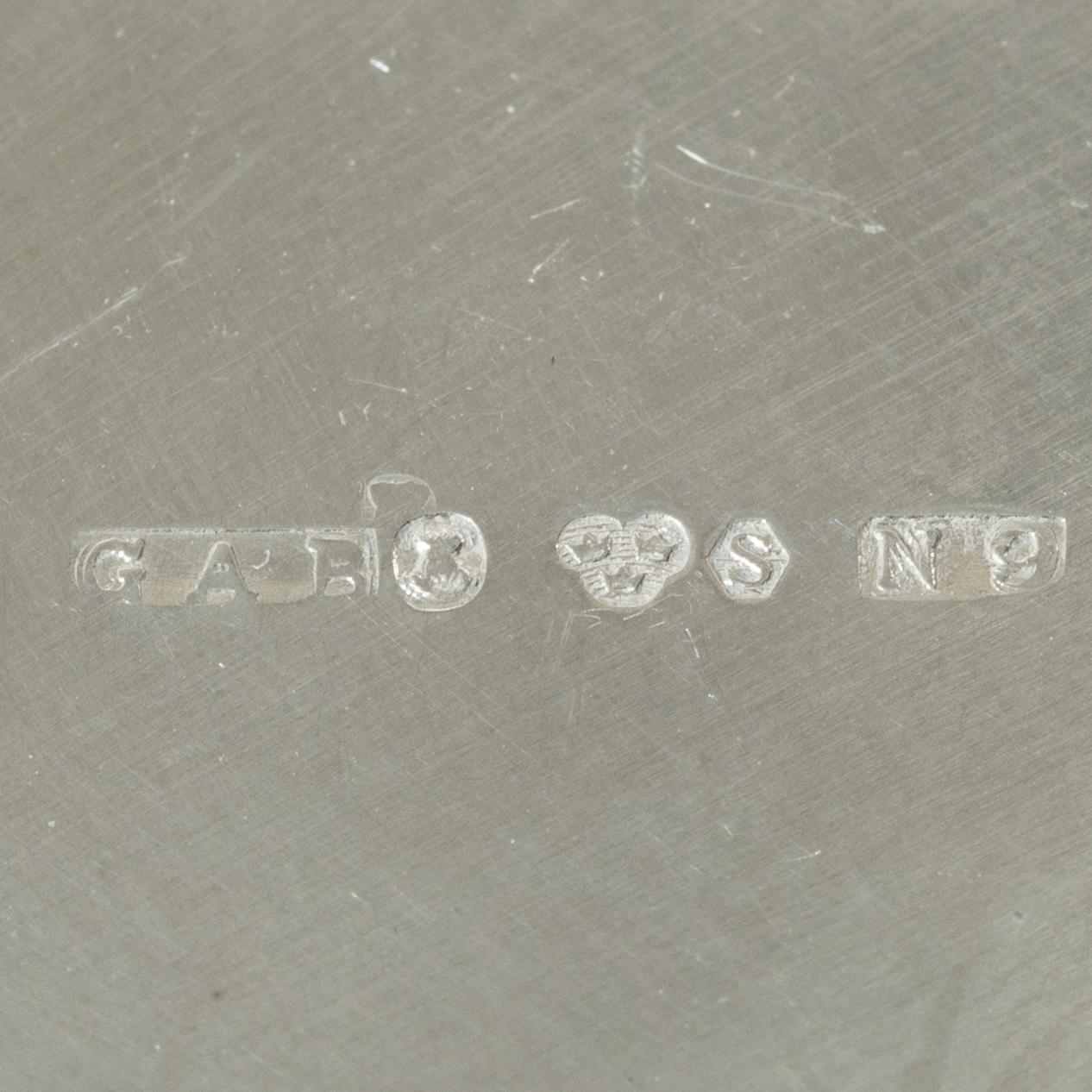 Twelve Swedish silver cups, mark of CG Hallberg and GAB, Stockholm 1959-1963.