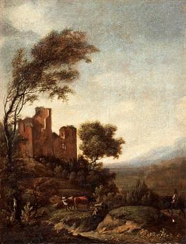 421. Jacob van Ruisdael Follower of, Landscape.