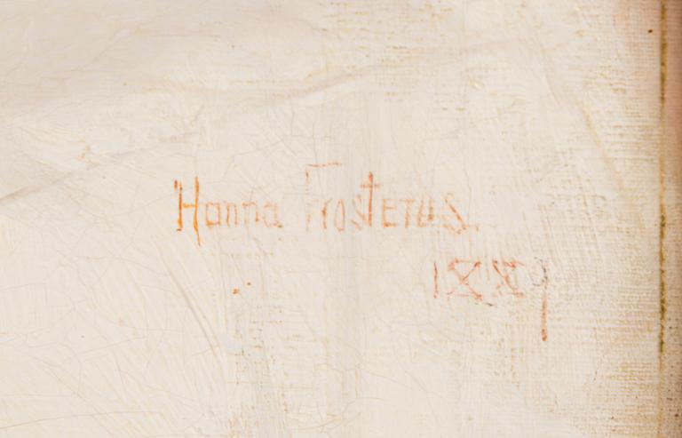 HANNA FROSTERUS-SEGERSTRÅLE, "A LITTLE PATIENT".