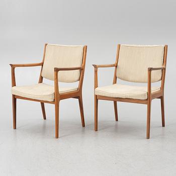 Karl Erik Ekselius, a pair of armchairs, second half of the 20th century.