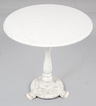 FÅTÖLJER, ett par samt BORD, 1900-talets andra hälft.