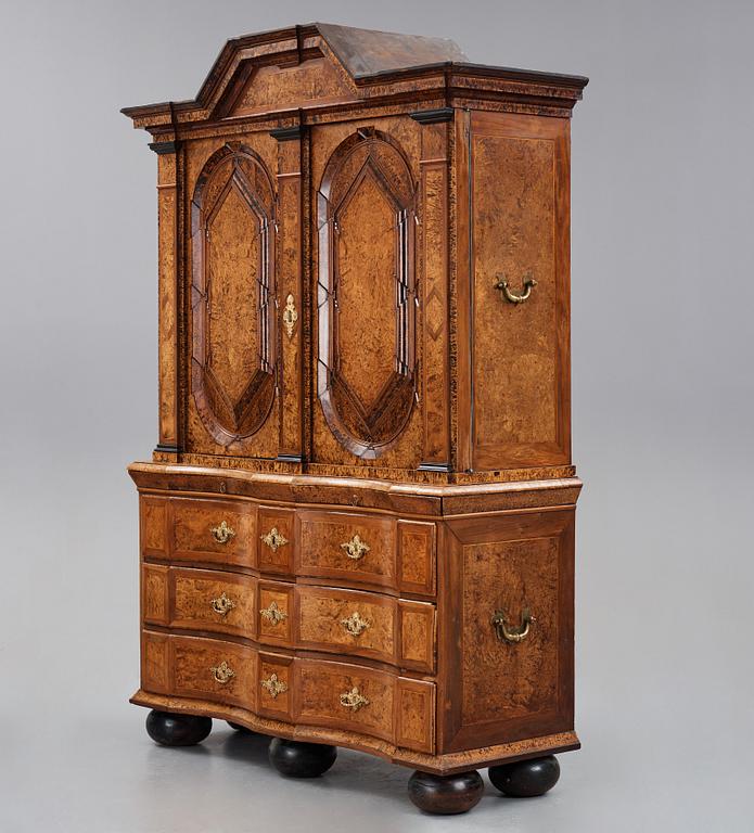 A Swedish late Baroque 18th century cupboard.