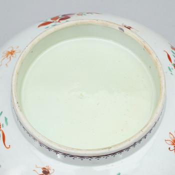 BÅLSKÅL, porslin, Kina, Qingdynastin, Qialong (1736-95).