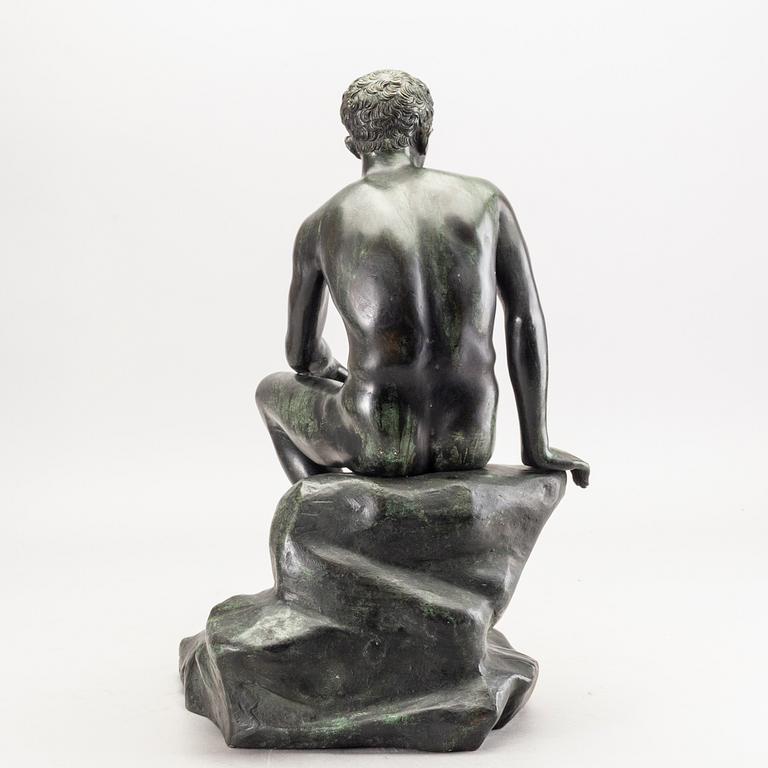A late 19th century bronze sculpture.
