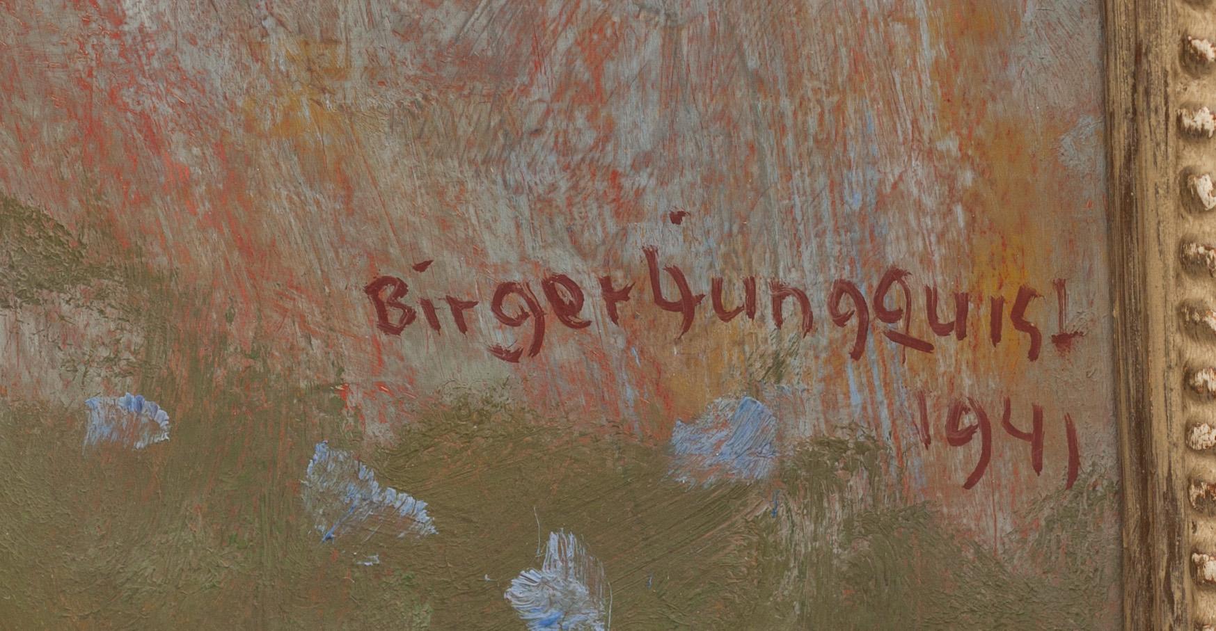 BIRGER LJUNGQUIST, blandteknik, signerad o daterad 1941.