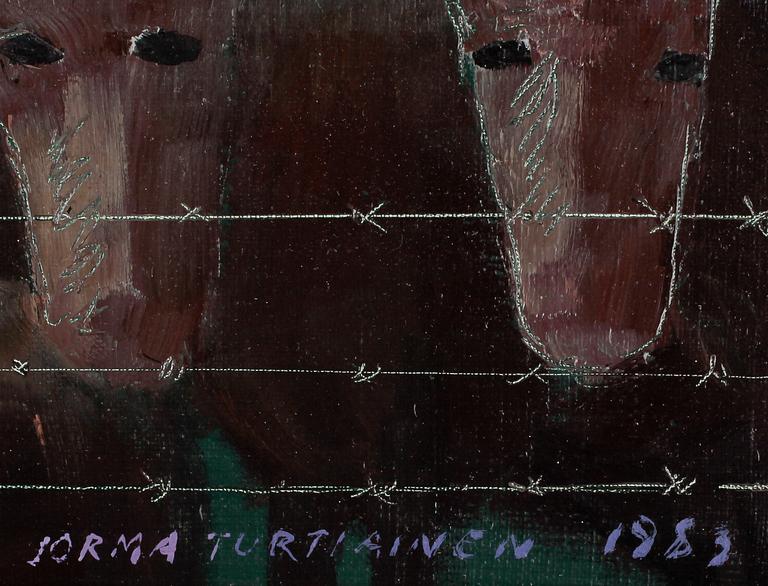 JORMA TURTIAINEN, olja på duk, signerad och daterad 1919-80.