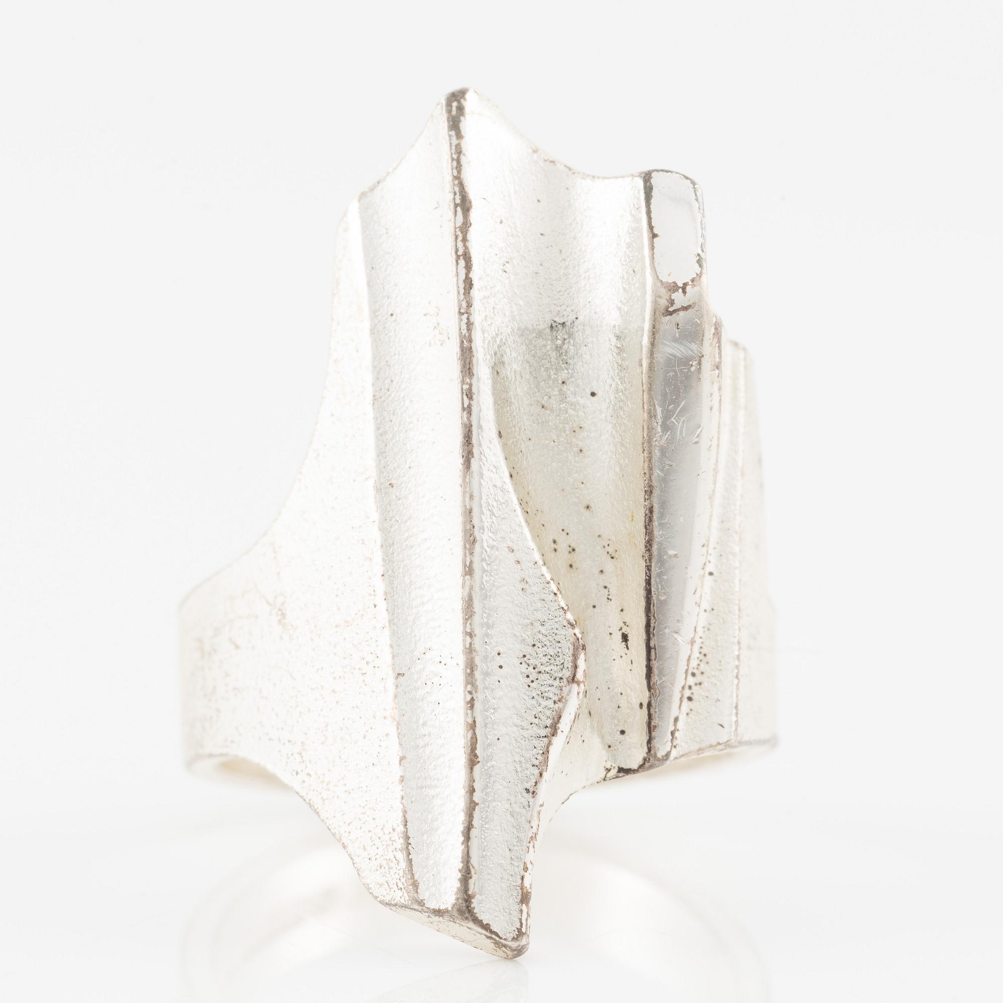 Lapponia, ett armband, en ring och ett par örhängen, sterlingsilver.