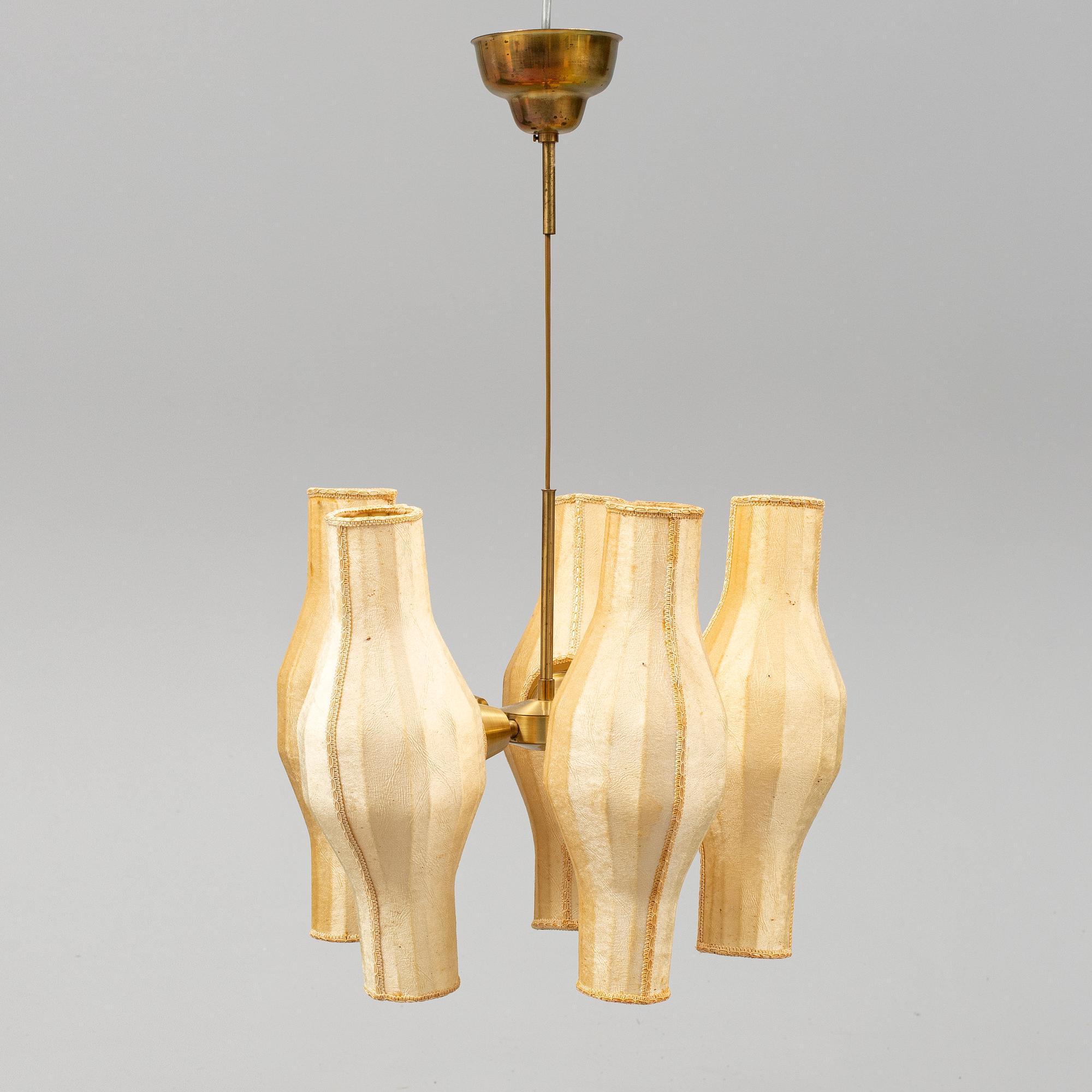 HANS BERGSTRÖM, attributed to. A 1950's/60's ceiling light.