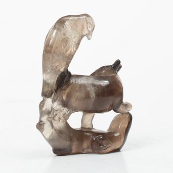 Figur, rökkvarts, Kina, 1900-tal.