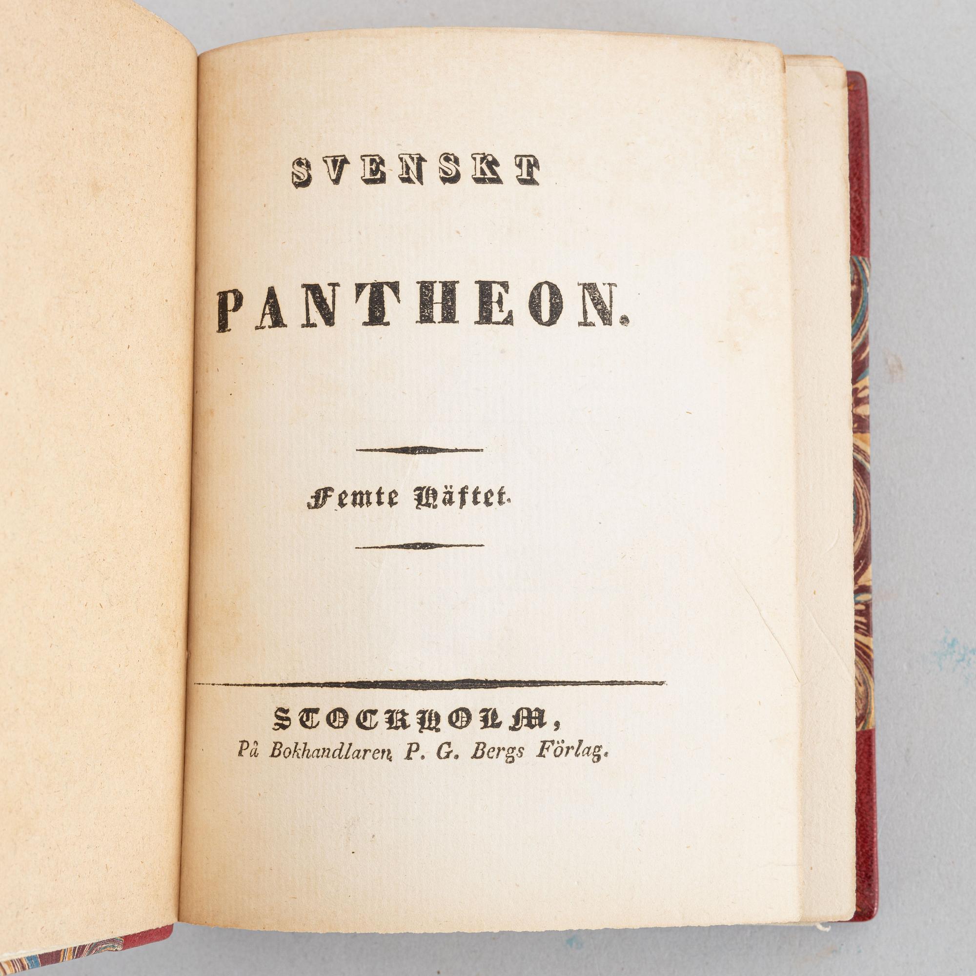 An attractively bound set, with 80 portrait plates, 5 vols.