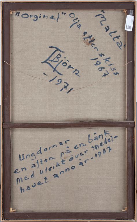 THAGE LUNDSTRÖM-BJÖRN, olja på duk, sign o dat -1971.