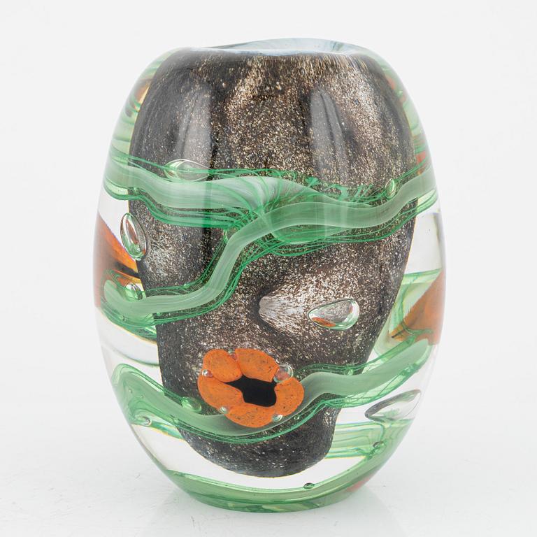 Monica Backström, a vase, numbered 98/500, Kosta Boda.