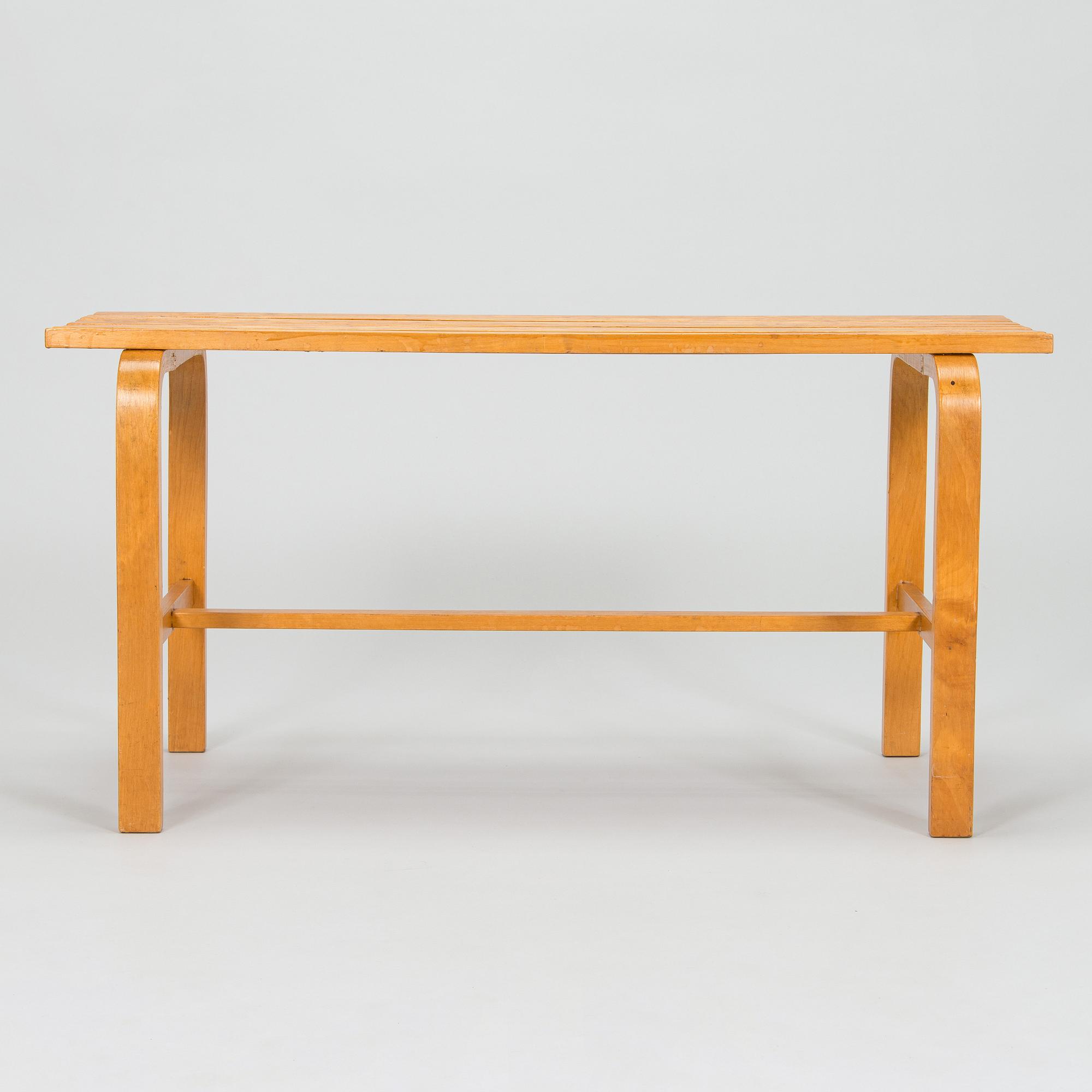 Alvar Aalto, a 1950s '107'  flower table for O.Y. Huonekalu-ja Rakennustyötehdas A.B.