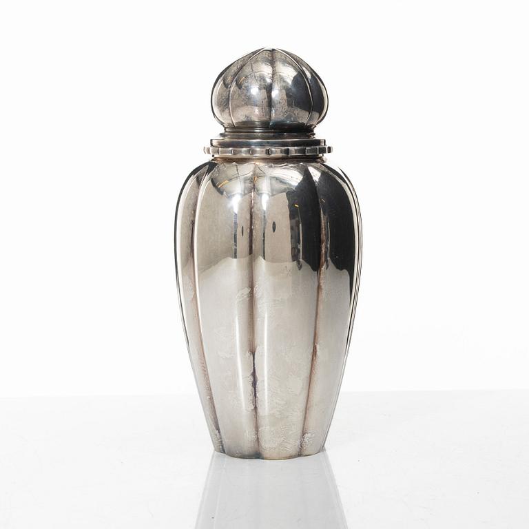 Cohr, cocktailshaker, silver, Danmark 1944.