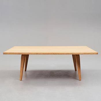 HANS J WEGNER, a square oak prototype sofa table, Andreas Tuck, Denmark, 1967.