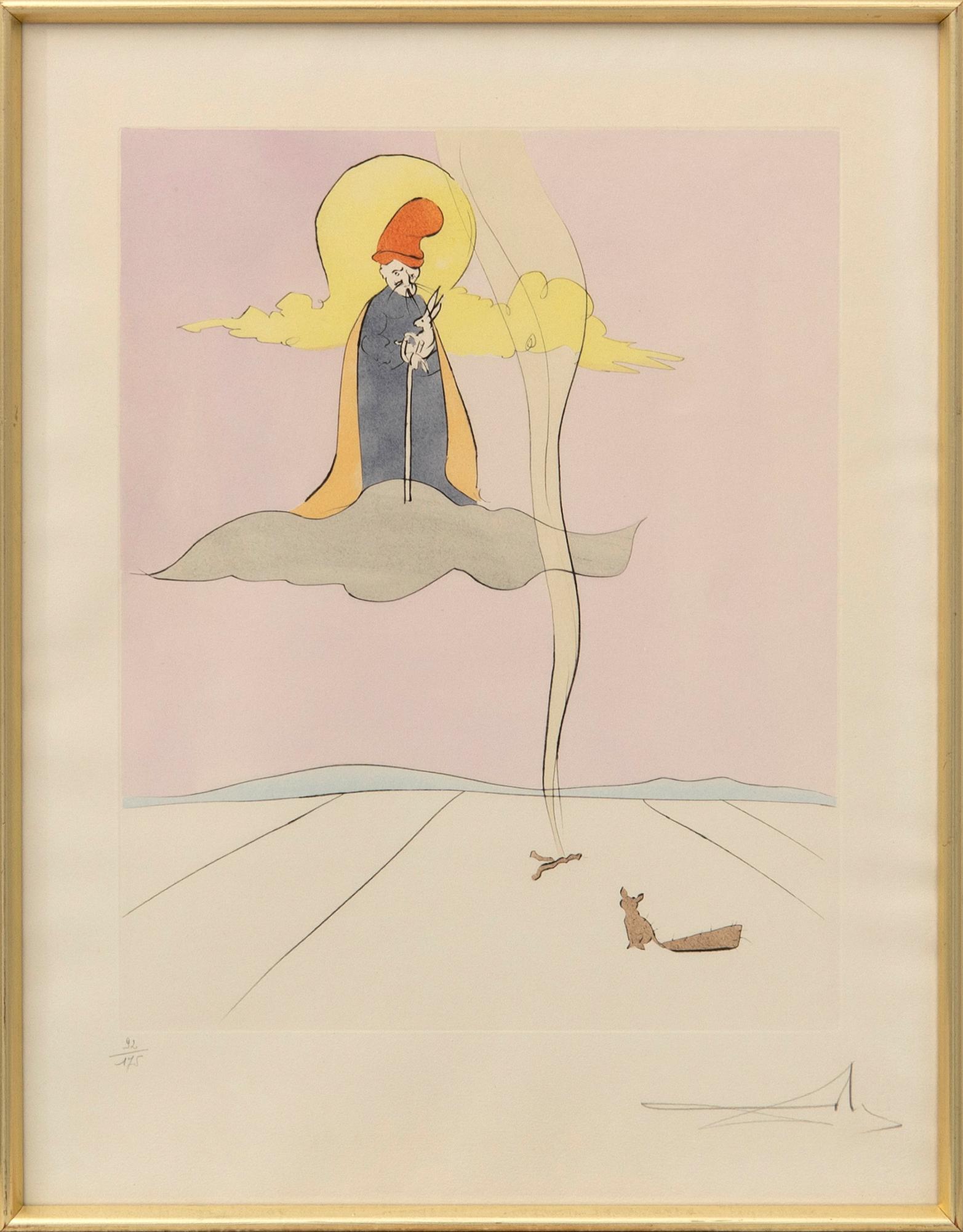 Salvador Dalí, From "Japanese Fairy Tales" 1974.