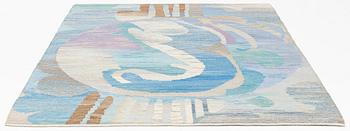 Matta, gobelängteknik, signerad B (Bohusslöjd) 245 x 195 cm.