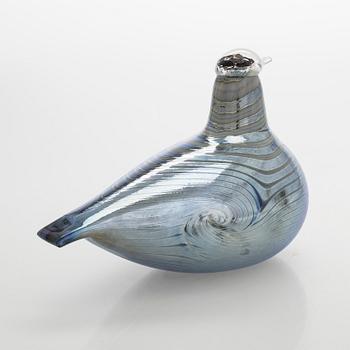 Oiva Toikka, Glass bird, signed O. Toikka Nuutajärvi.