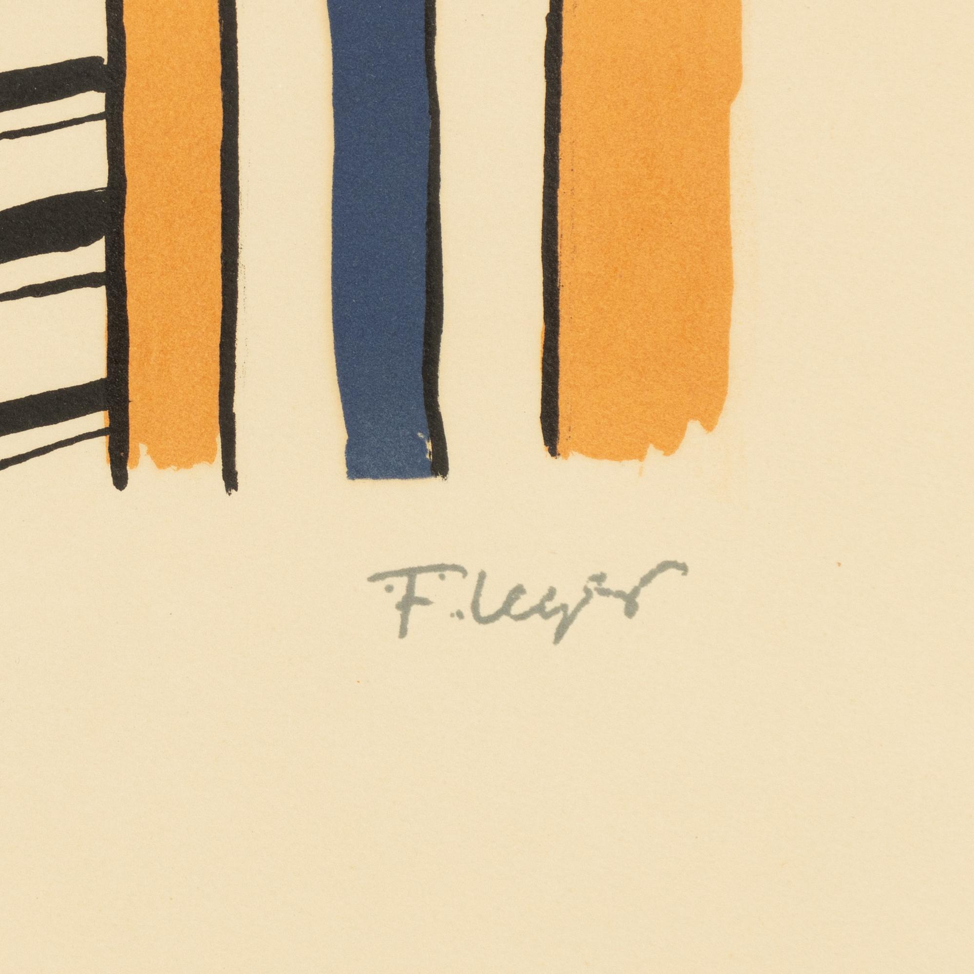 Fernand Léger, efter, "L'Homme dans la Ville" ur sviten "La Ville".