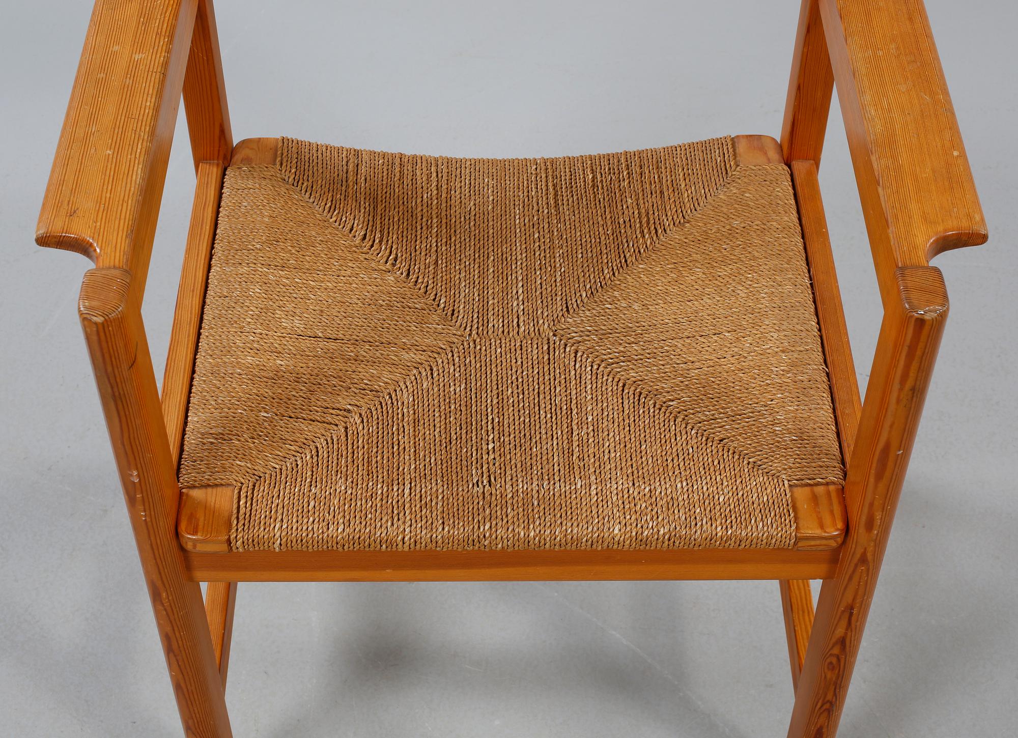 BORD SAMT STOLAR, 5 delar, Börje Mogensen, 1900-talets andra hälft.