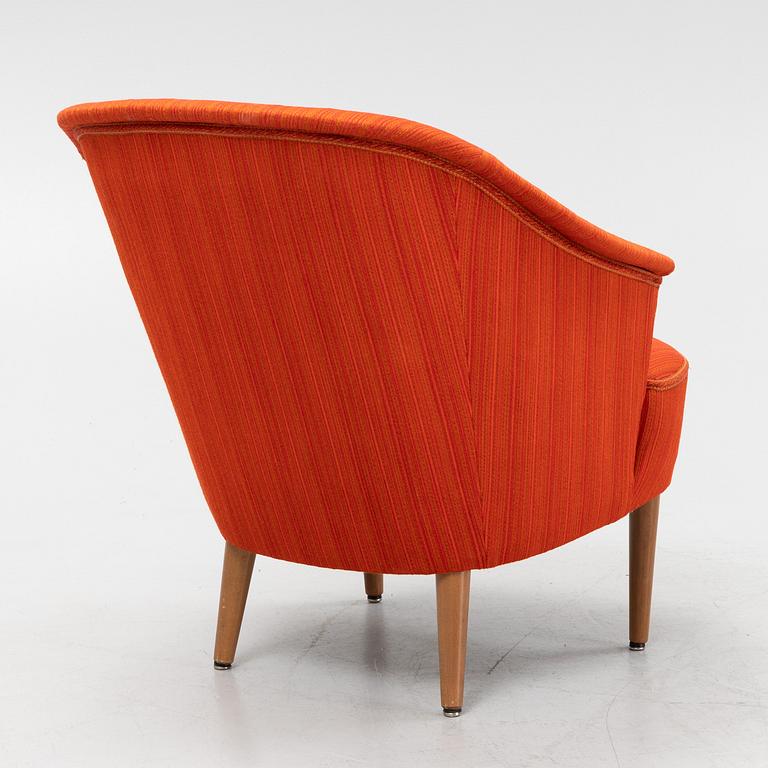 Carl Malmsten, a 'Lillasyster' easy chair for OH Sjögren, second half of the 20th Century.