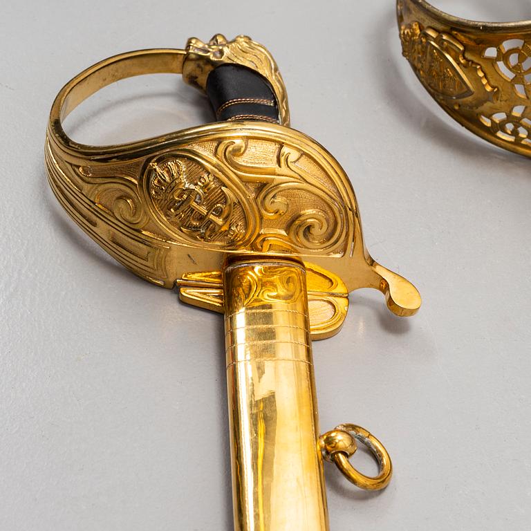 SABLAR, 2 st, m/1893 och m/1915.