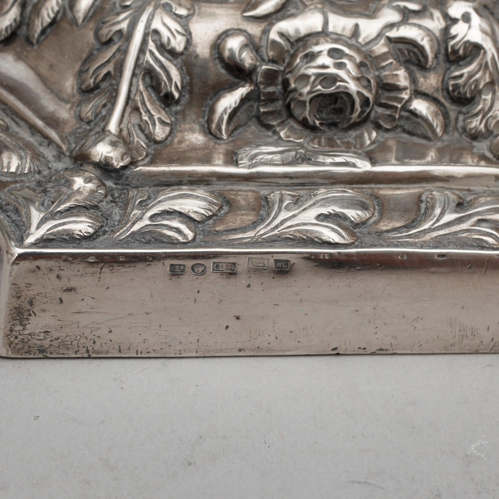 LJUSSTAKAR, ett par, silver, troligen England, stämplade Helsingfors 1936. Vikt tot ca 1020 gram.