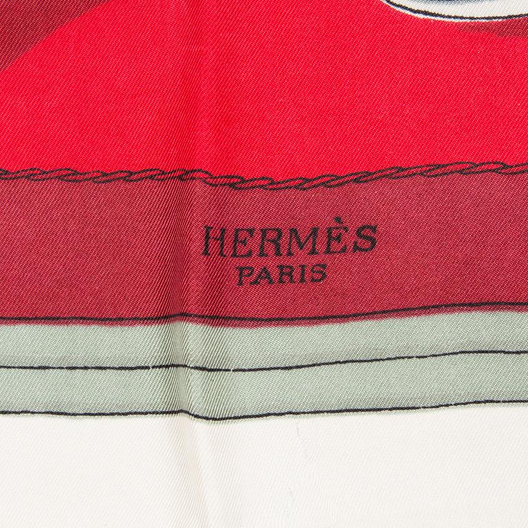 SCARF, Hermès, "Attelages", issued 1953.