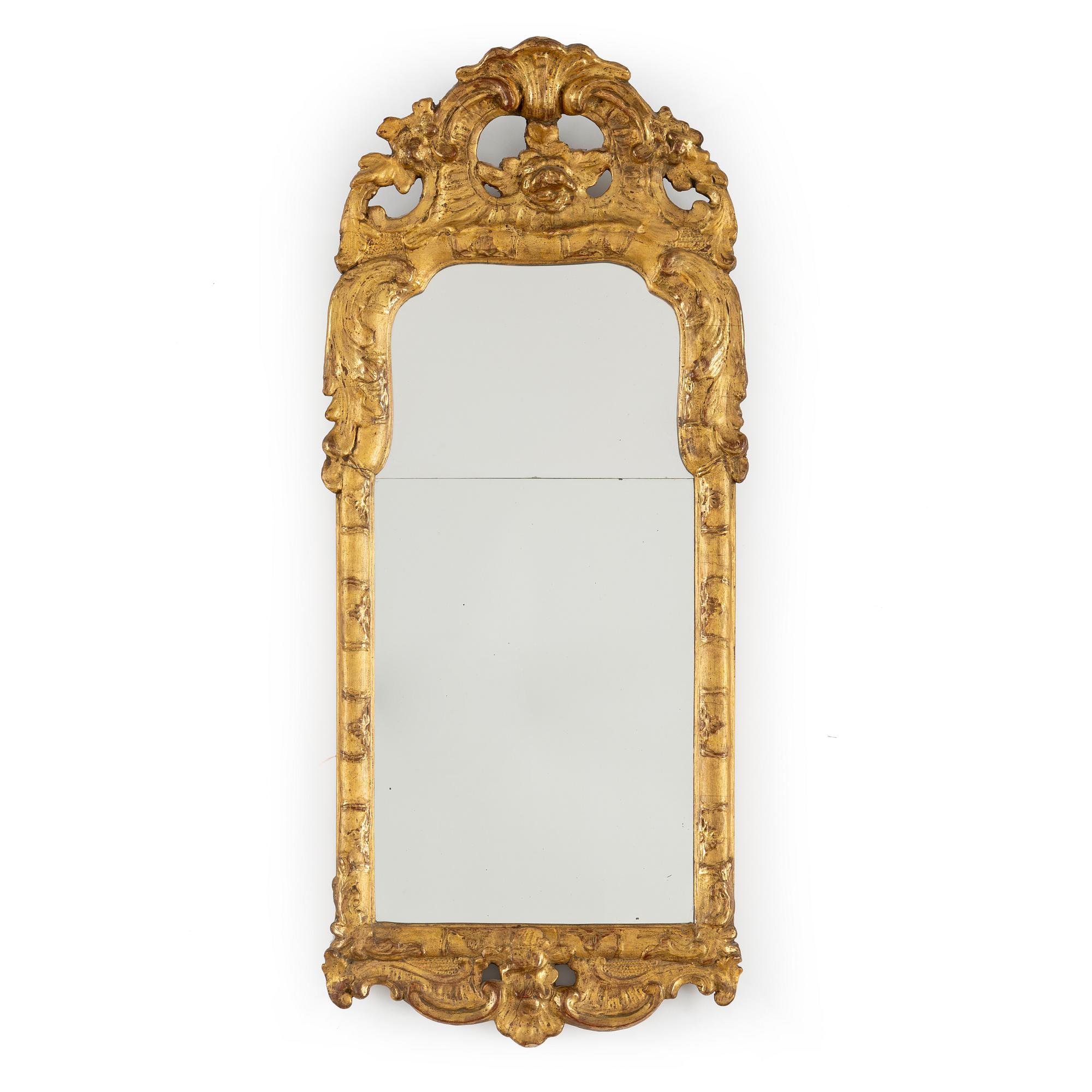 A mid 20th century Rococo style mirror.