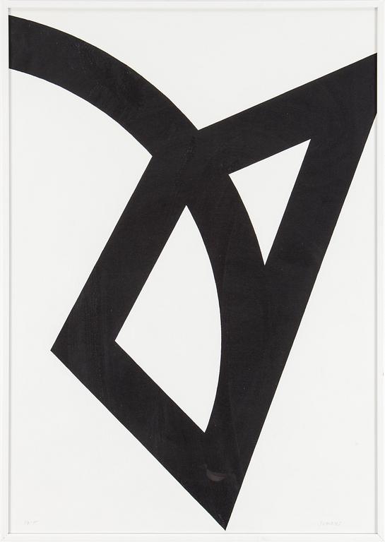 KURT SIMONS, serigrafi, signerad, märkt  1/9 -95.