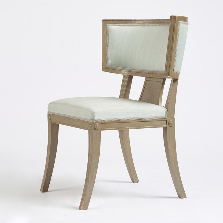 A Swedish Klismos/Sulla chair by E Öhrmark.