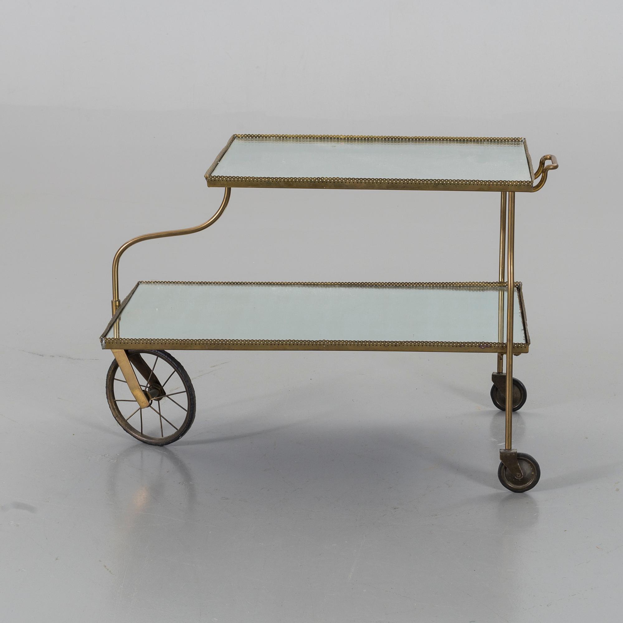 A Josef Frank tea trolley model number 889 for Svenskt Tenn Stockholm.