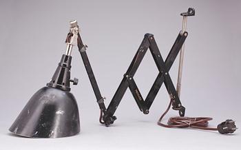 VÄGGLAMPA, Modell 11, Curt Fischer, Midgard, Bauhaus, 1920-tal.