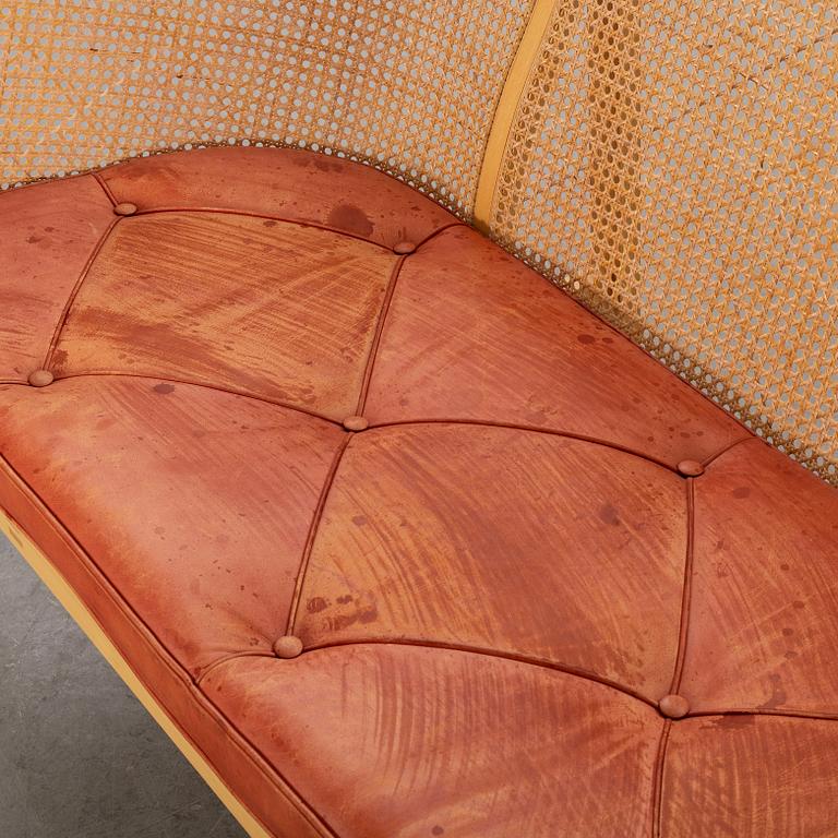 A sofa and an armchair in "Kongeserien" by Rud Thygesen & Johnny Sörensen. Designed in 1968.