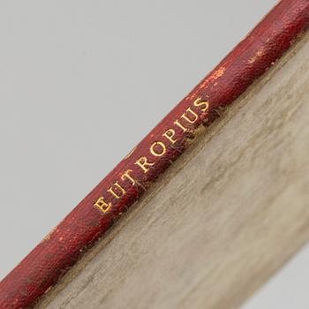 BOOK, Eutropius’ Roman History, 1512.