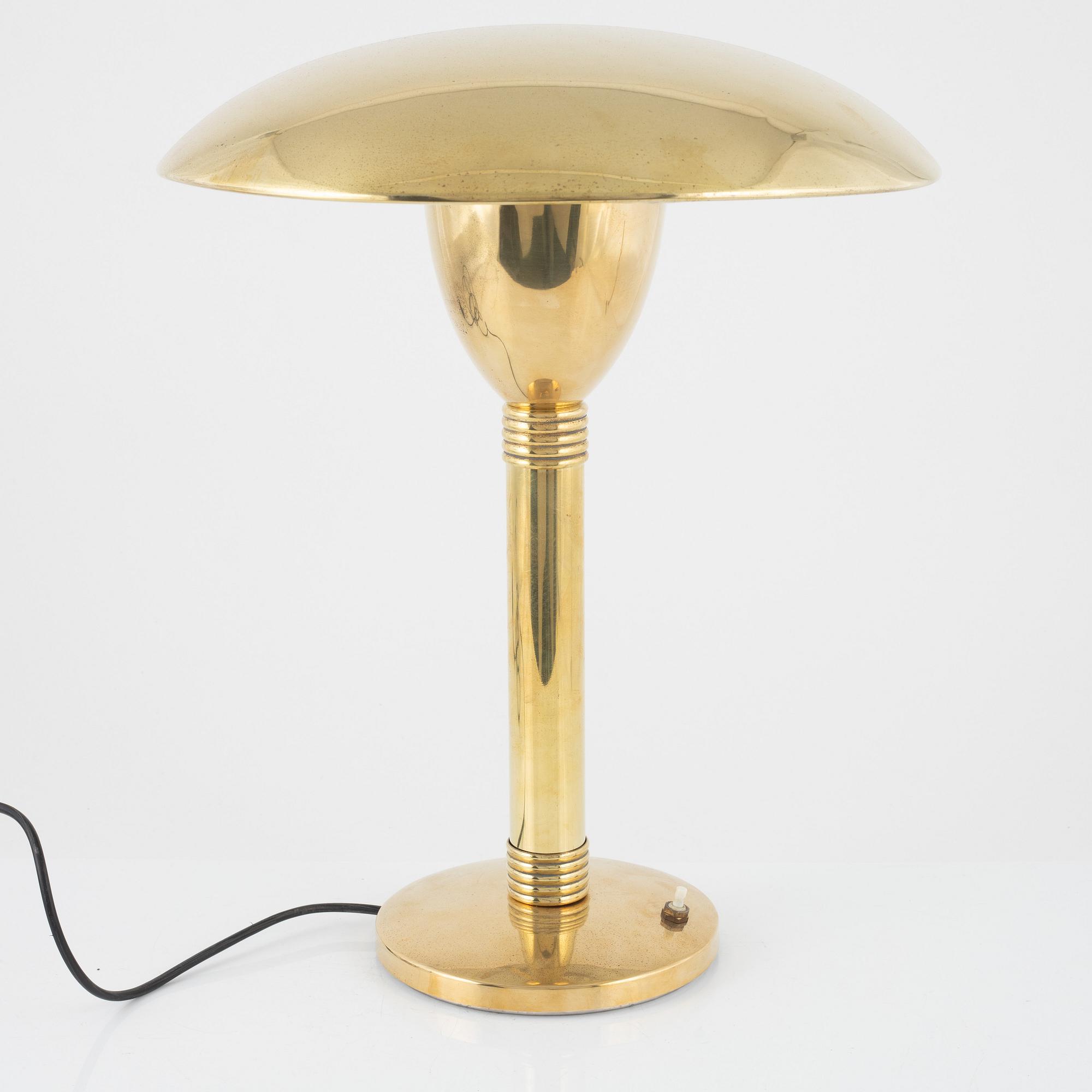 Gaetano Sciolari, a brass table lamp, Italy, second half of the 20th Century.