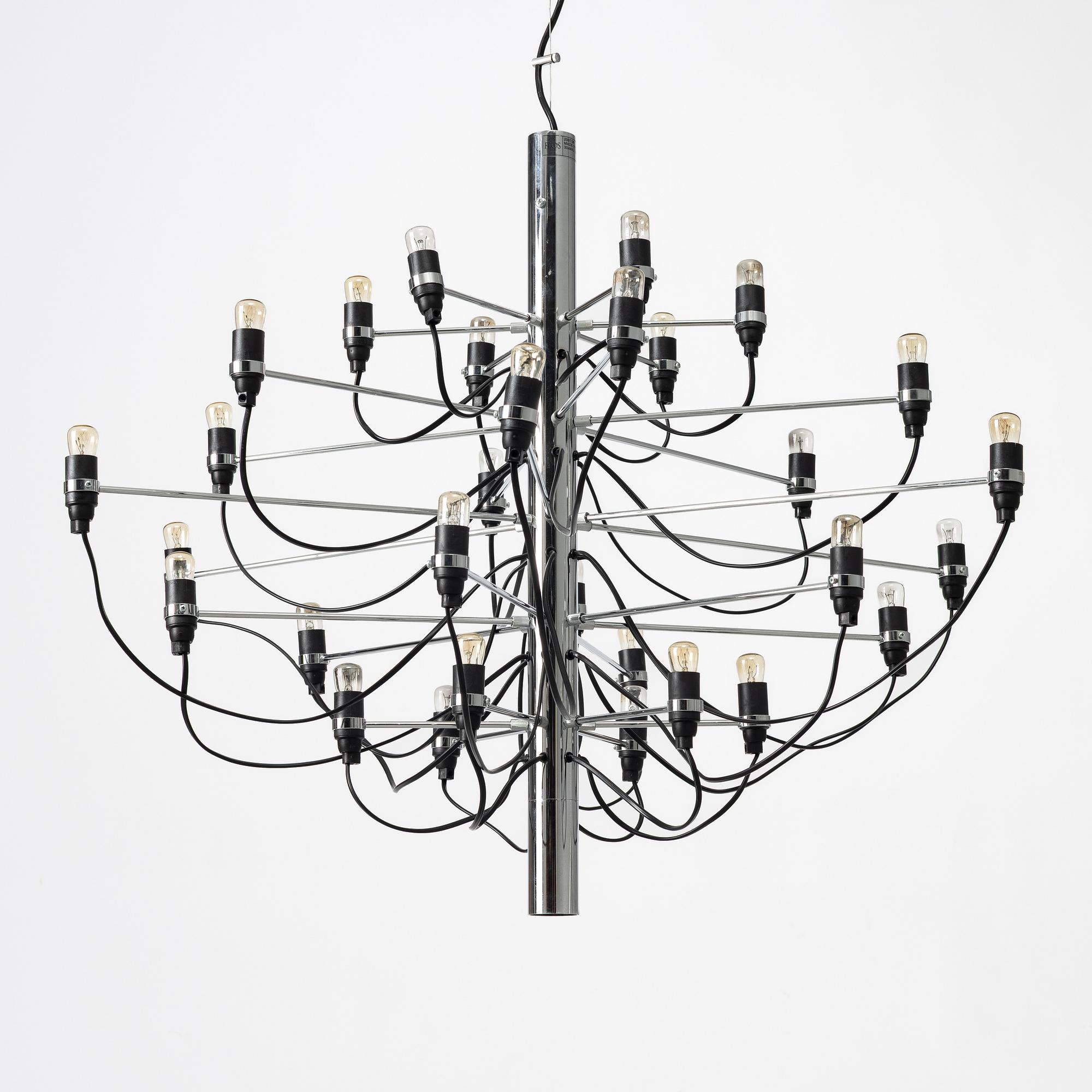 Gino Sarfatti, takkrona, modell 2097/30, Flos, Italien.