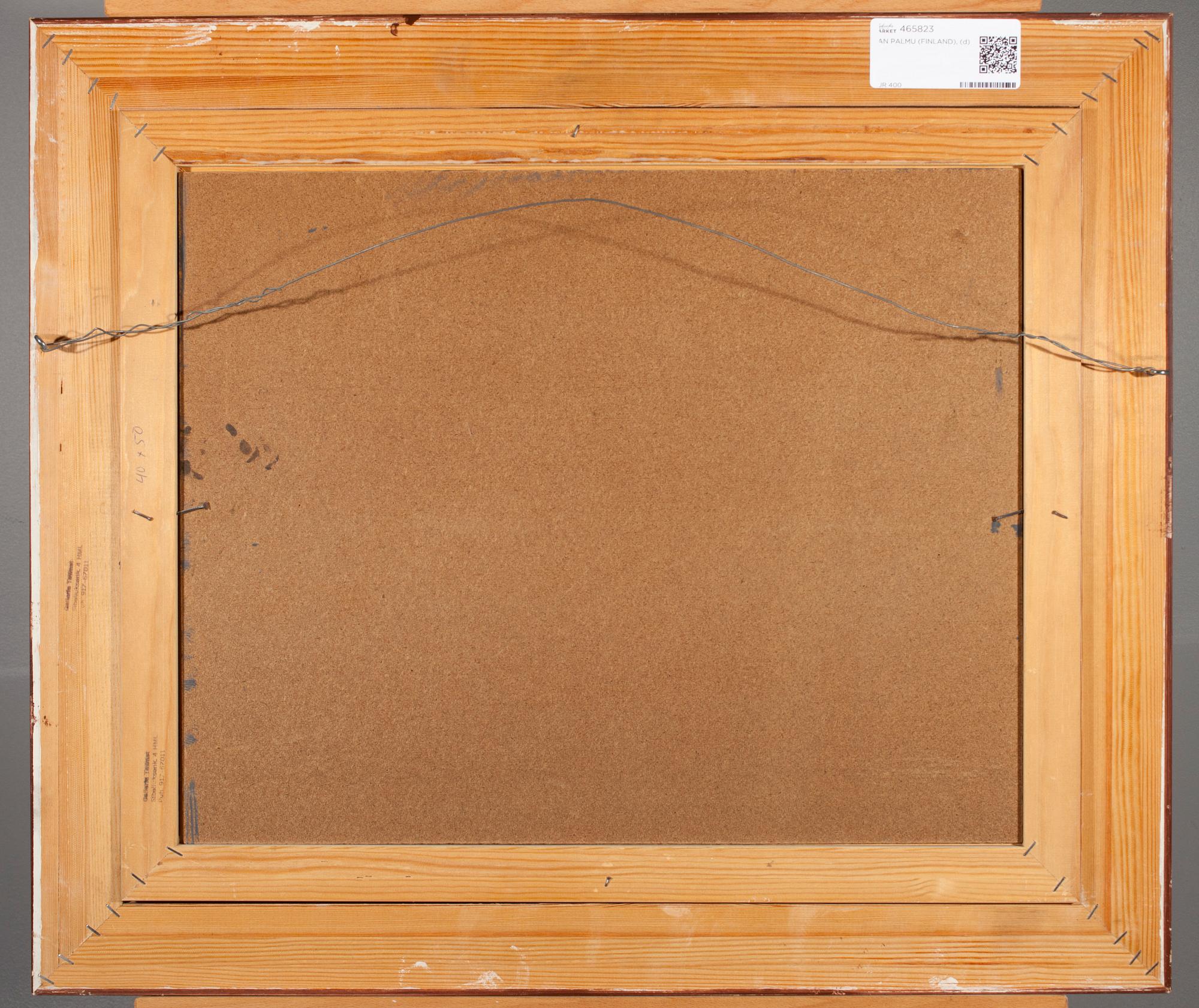 JAN PALMU, olja på masonit, signerad och daterad -78.