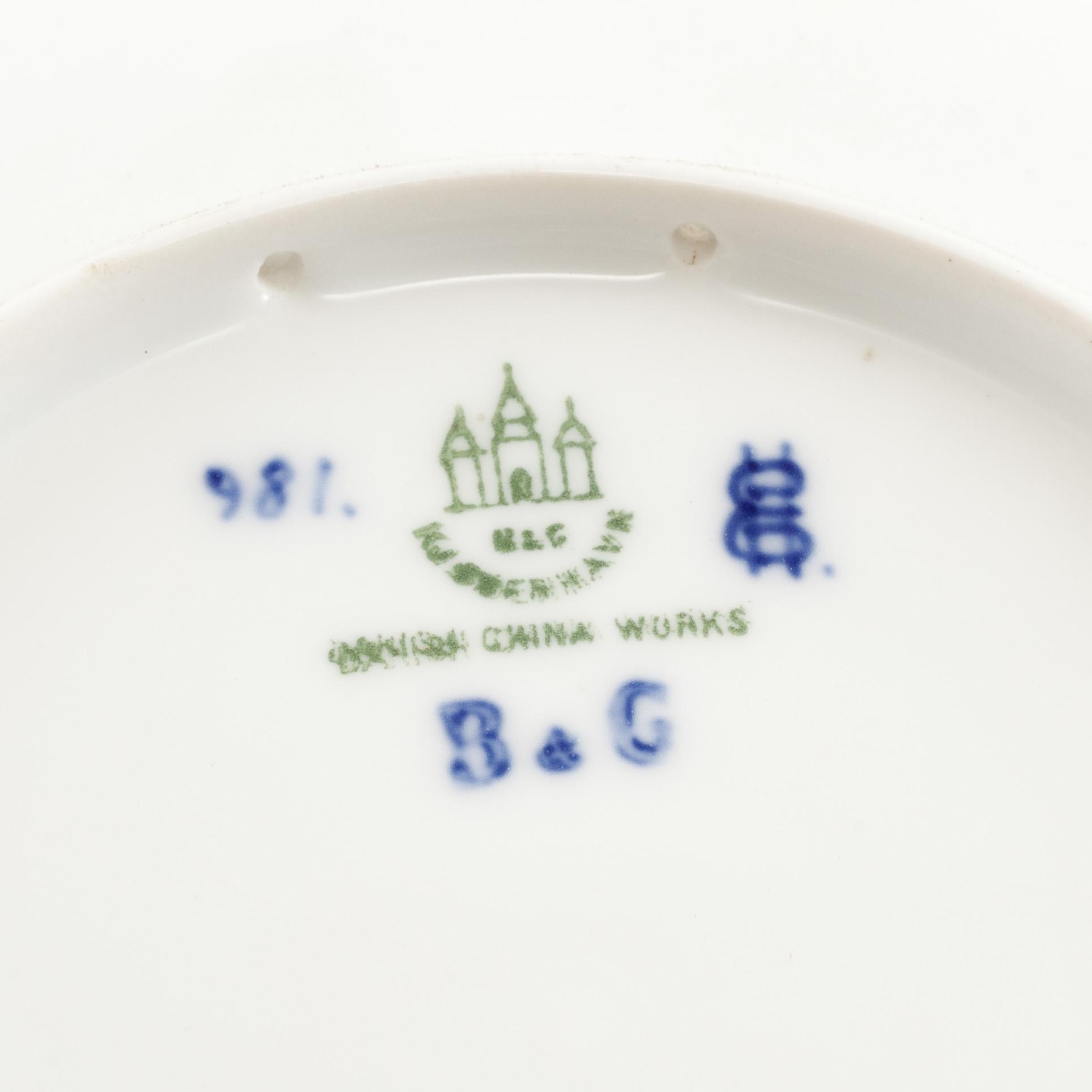 JULTALLRIK, porslin, Bing o Gröndahl, år 1899.