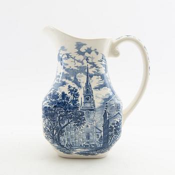 Servisdelar 5 st England 1900-talets första hälft flintgods.