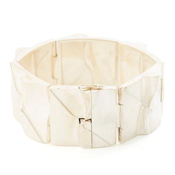 Björn Weckström, Bracelet, sterling silver, Finland, 1974. For Lapponia.