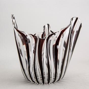 Probably Paolo Venini & Fulvio Bianconi, glass, "Fazzoletto", Venini, Murano, Italy.