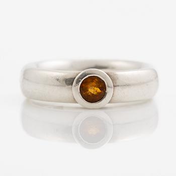 Gaudy, Ring, Gaudy, silver med citrin.